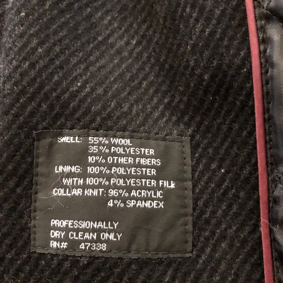 Kenneth Cole Wool Blend Pea Coat - Picture 5 of 5